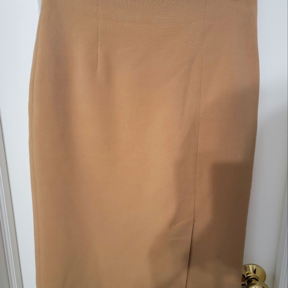 Nordstrom Collection Tan Pencil Skirt